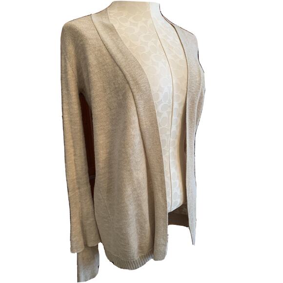 J.CREW Sweaters - XXS J.Crew Light Brown Open Cardigan Women's Sweater